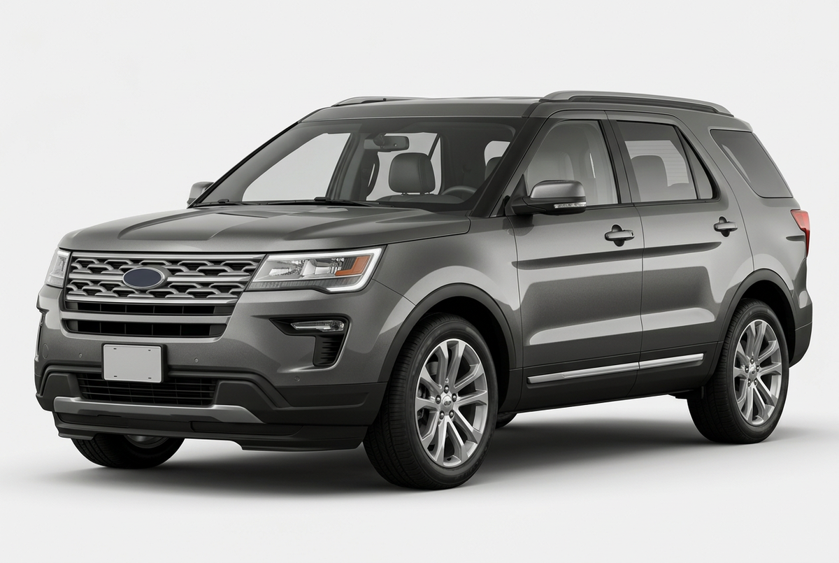 Ford Explorer (2016–2019) shown from a front three-quarter angle on a light studio background.