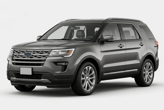 Ford Explorer (2016–2019) shown from a front three-quarter angle on a light studio background.
