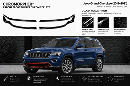 Jeep Grand Cherokee (2014–2021) Precut Chrome Delete Kit