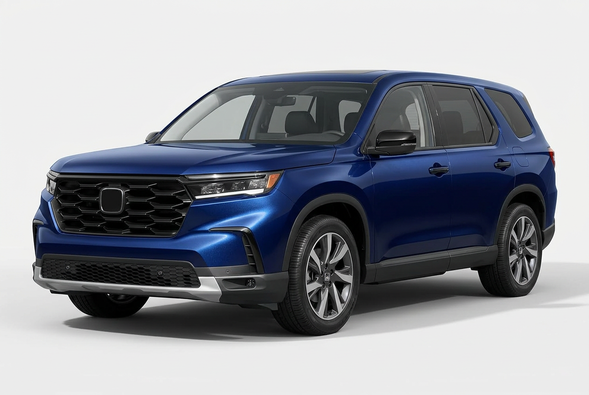 Honda Pilot (2023–2025) shown from a front three-quarter angle on a light studio background.