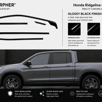 Honda Ridgeline (2017–2026) Precut Chrome Delete Kit - alternate view