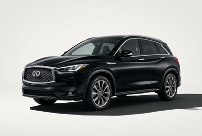 Infiniti QX50 (2019–2025) shown from a front three-quarter angle on a light studio background.