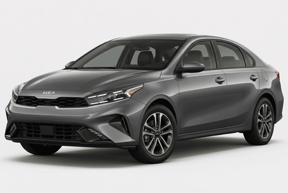 Kia Forte (2022–2024) shown from a front three-quarter angle on a light studio background.