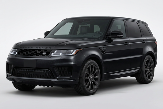 Land Rover Range Rover Sport (2018–2022) shown from a front three-quarter angle on a light studio background.