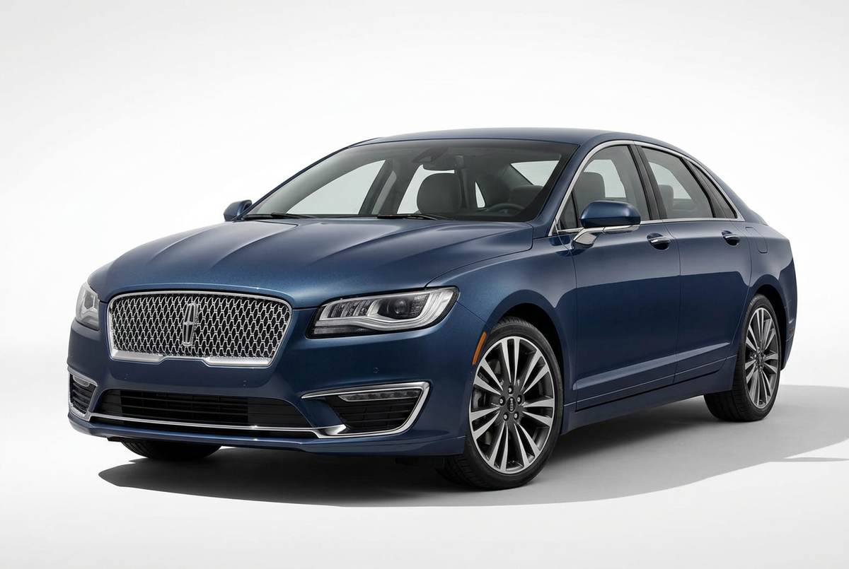 Lincoln MKZ (2017–2020) shown from a front three-quarter angle on a light studio background.