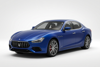 Maserati Ghibli (2014–2024) shown from a front three-quarter angle on a light studio background.