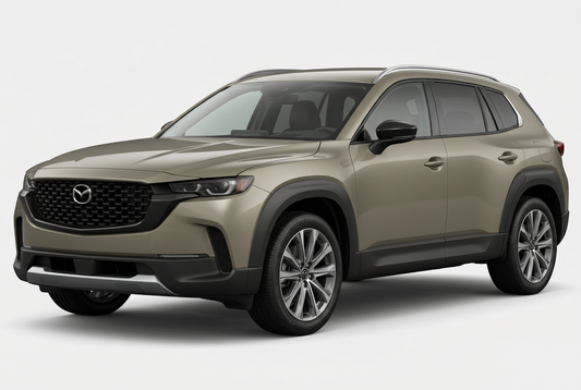 Mazda CX-50 (2022–2026) shown from a front three-quarter angle on a light studio background.