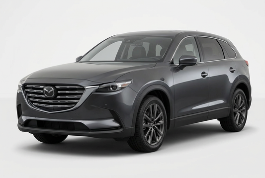 Mazda CX-9 (2016–2023) shown from a front three-quarter angle on a light studio background.