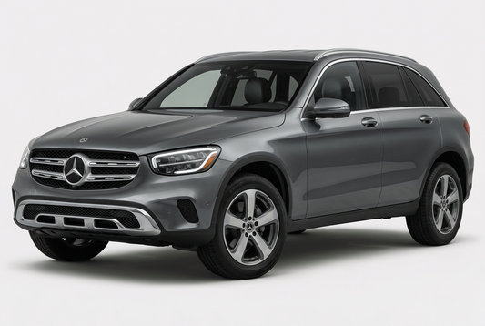 Mercedes-Benz GLC (2016–2022) shown from a front three-quarter angle on a light studio background.