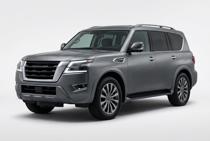 Nissan Armada (2017–2024) shown from a front three-quarter angle on a light studio background.