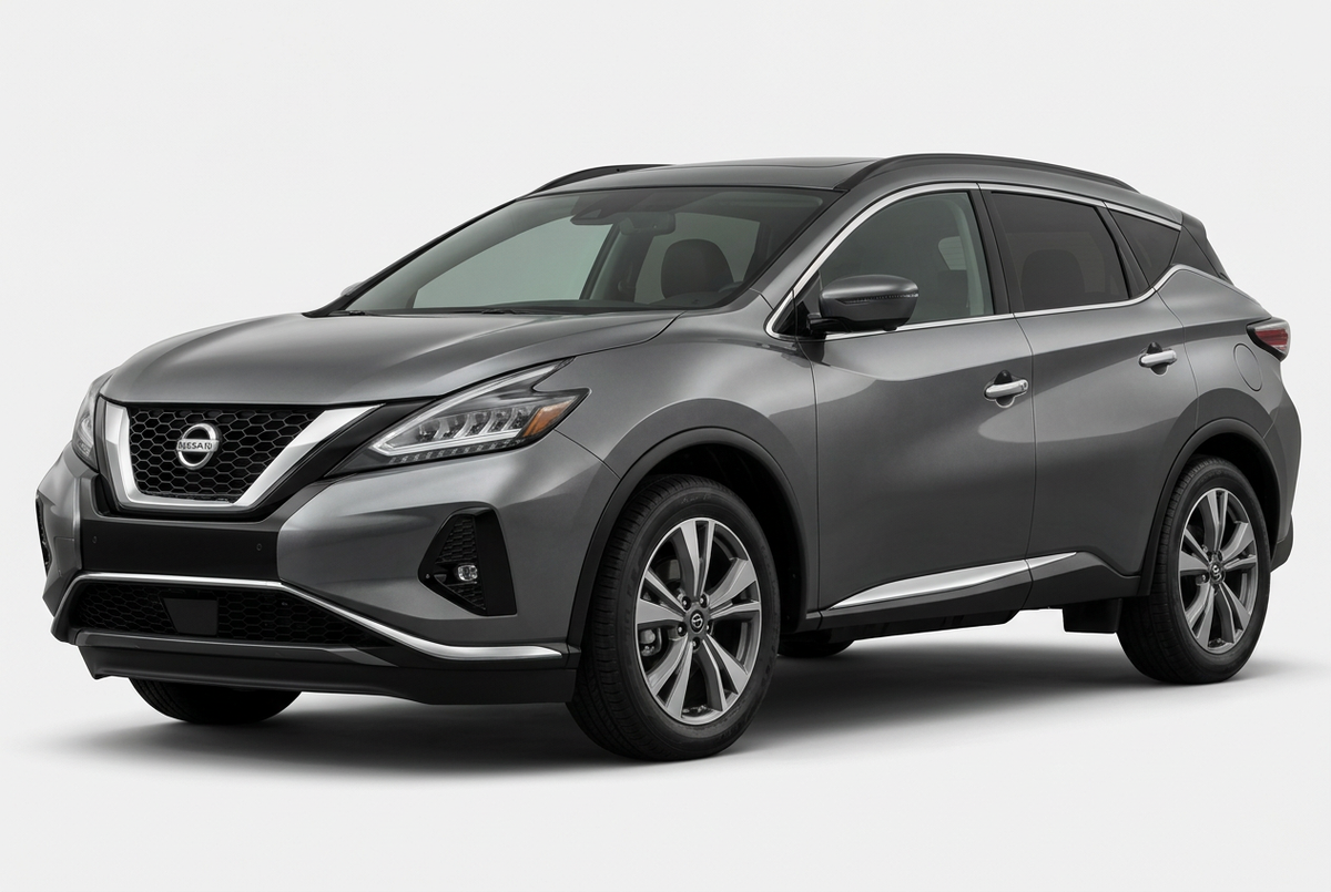 Nissan Murano (2015–2024) shown from a front three-quarter angle on a light studio background.