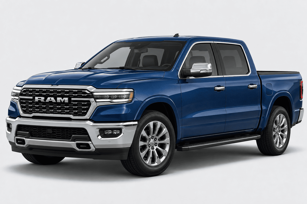 Ram 1500 Crew Cab (2019–2026) Stainless Steel Window Sill Trim Moldings