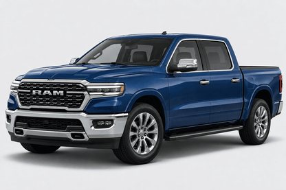 Ram 1500 Crew Cab (2019–2026) Stainless Steel Window Sill Trim Moldings