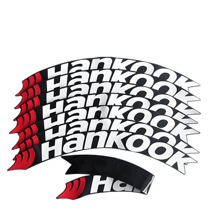 ChroMorpher Hankook 3D Tire Lettering (4x) - ChroMorpher