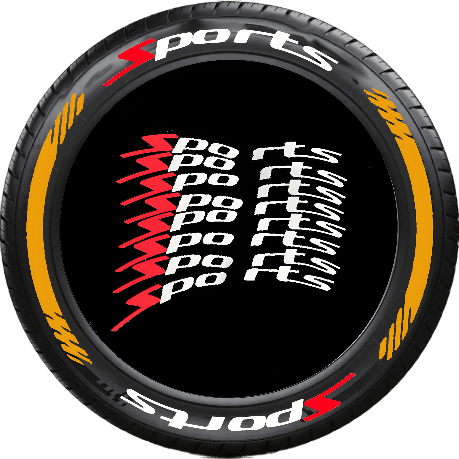ChroMorpher Sports Tire Lettering (8x) - ChroMorpher