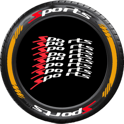 ChroMorpher Sports Tire Lettering (8x) - ChroMorpher
