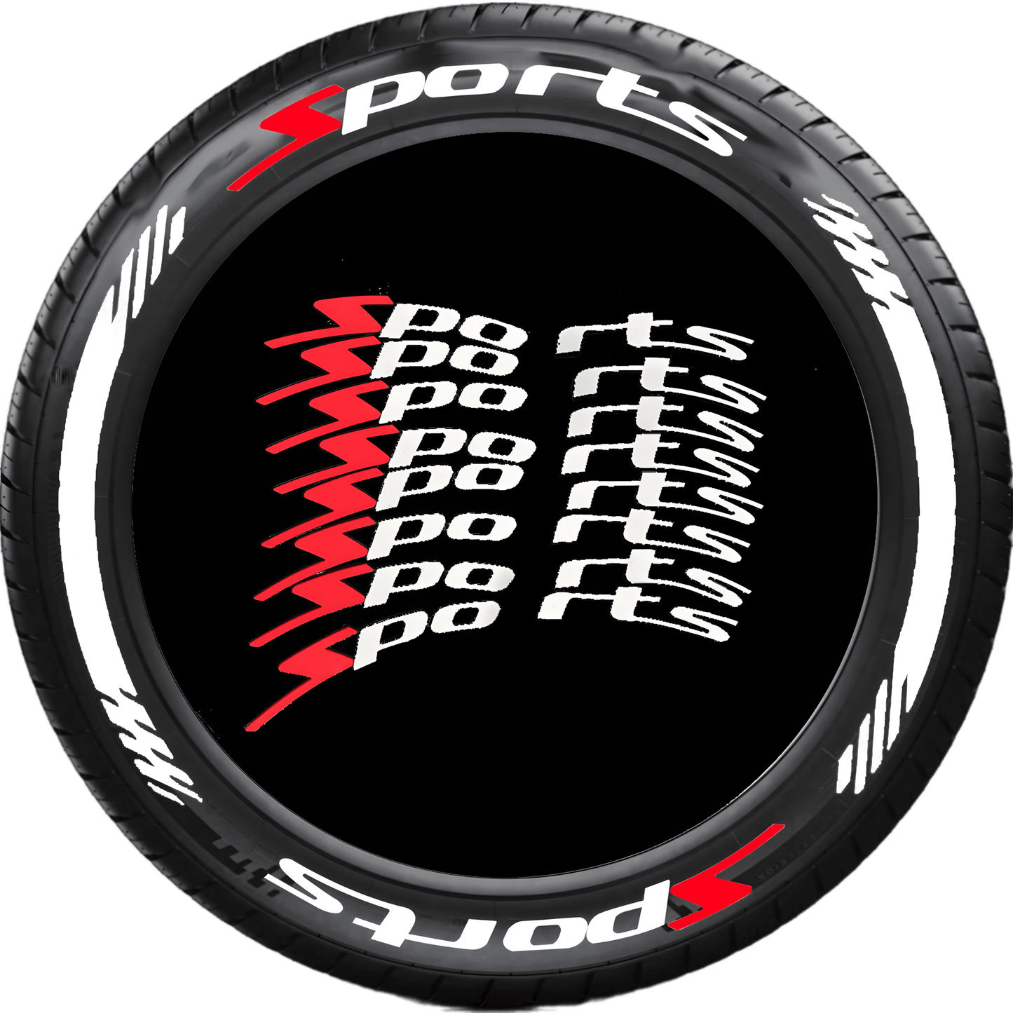 ChroMorpher Sports Tire Lettering (8x) - ChroMorpher
