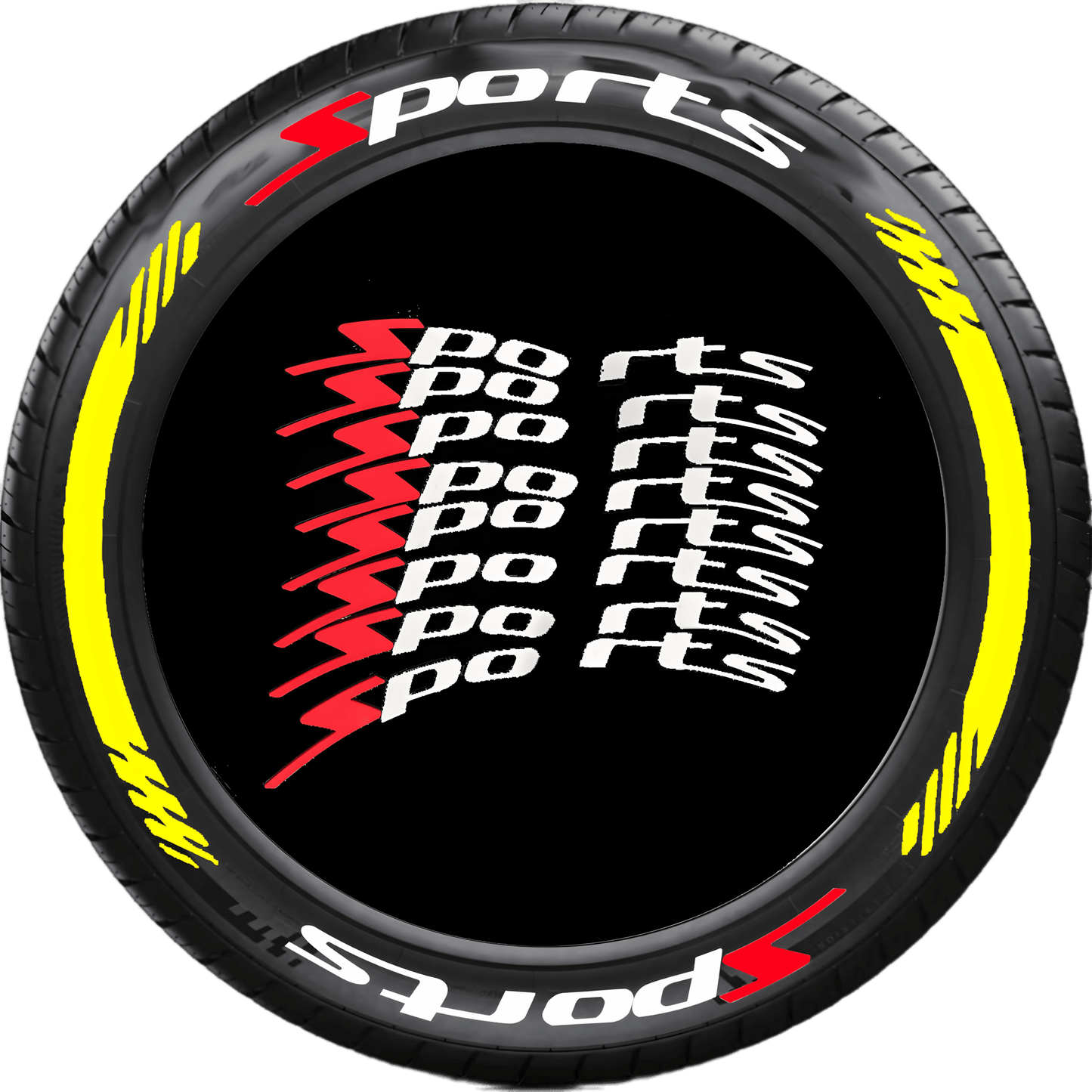 ChroMorpher Sports Tire Lettering (8x) - ChroMorpher