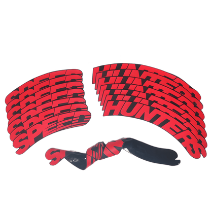 ChroMorpher SpeedHunters 3D Tire Lettering (4x) - ChroMorpher