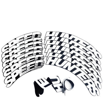 ChroMorpher SpeedHunters 3D Tire Lettering (4x) - ChroMorpher