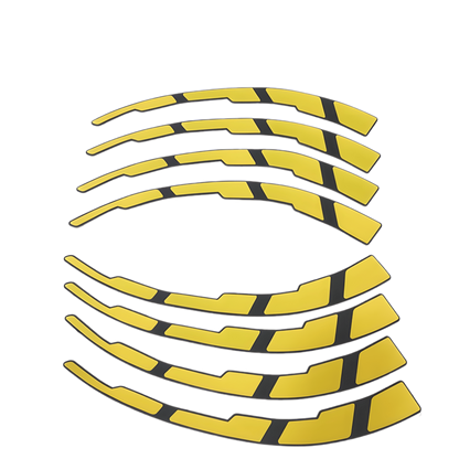 ChroMorpher Dunlop 3D Tire Lettering (4x) - ChroMorpher