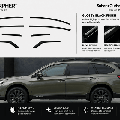 Subaru Outback (2015–2019) Precut Chrome Delete Kit - alternate view