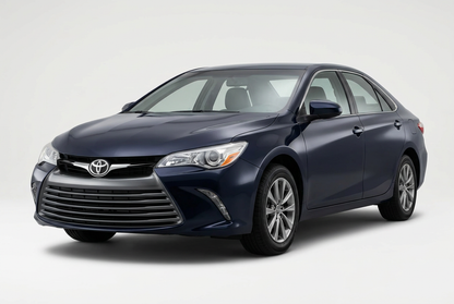 Toyota Camry (2015–2017) shown from a front three-quarter angle on a light studio background.