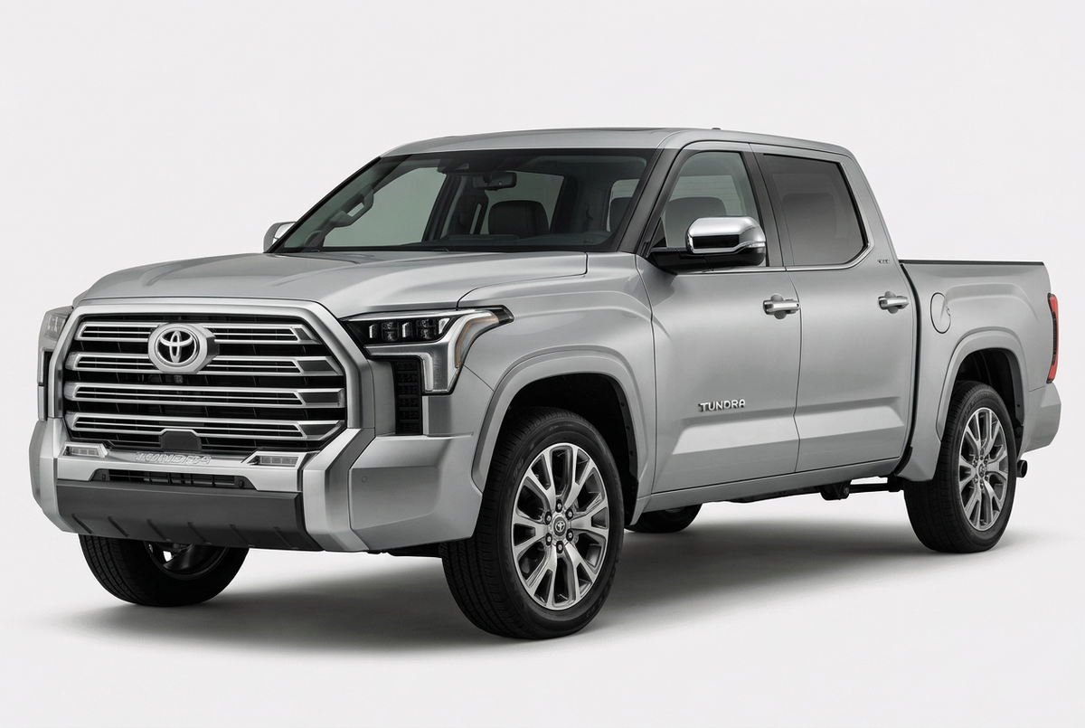 Toyota Tundra (2022–2025) shown from a front three-quarter angle on a light studio background.